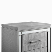 Valentino Nightstand-Silver