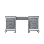 Valentino Dressing Table-Silver