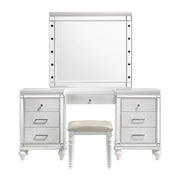 Valentino Dressing Table Mirror (Bulbs Not Included)-White