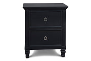 TAMARACK NIGHTSTAND- BLACK - Sims Furniture