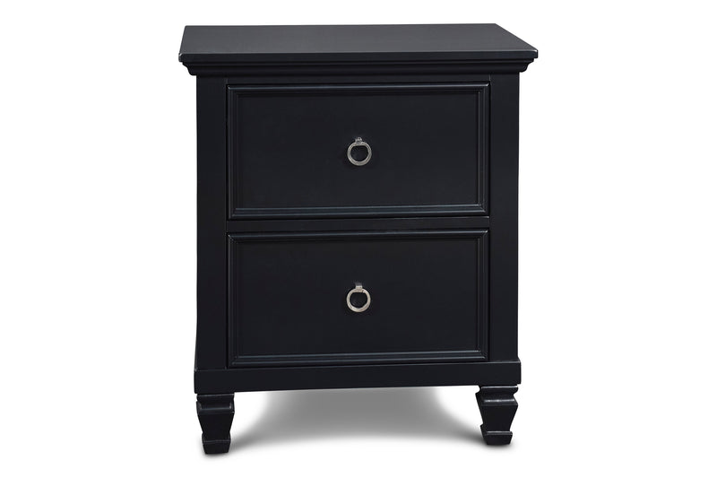 TAMARACK NIGHTSTAND- BLACK - Sims Furniture