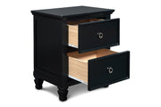 TAMARACK NIGHTSTAND- BLACK - Sims Furniture
