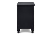 TAMARACK NIGHTSTAND- BLACK - Sims Furniture