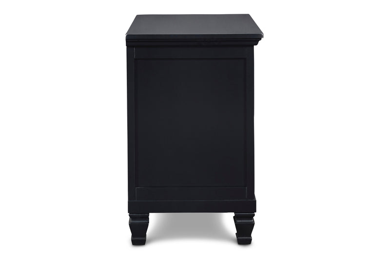TAMARACK NIGHTSTAND- BLACK - Sims Furniture