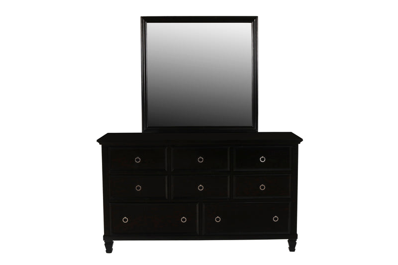 TAMARACK DRESSER- BLACK - Sims Furniture
