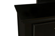 TAMARACK DRESSER- BLACK - Sims Furniture