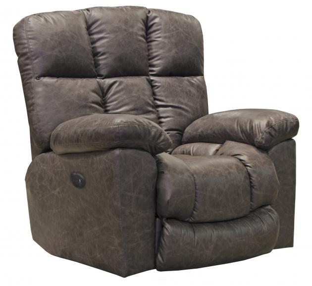 Catnapper Furniture Mayfield Power Rocker Recliner in Saddle
