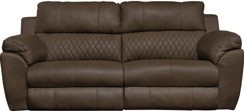 Catnapper Furniture Sorrento Power Lay Flat Reclining Sofa in Kola
