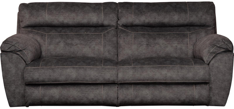 Catnapper Sedona Power Headrest Lay Flat Reclining Sofa in Smoke 62221