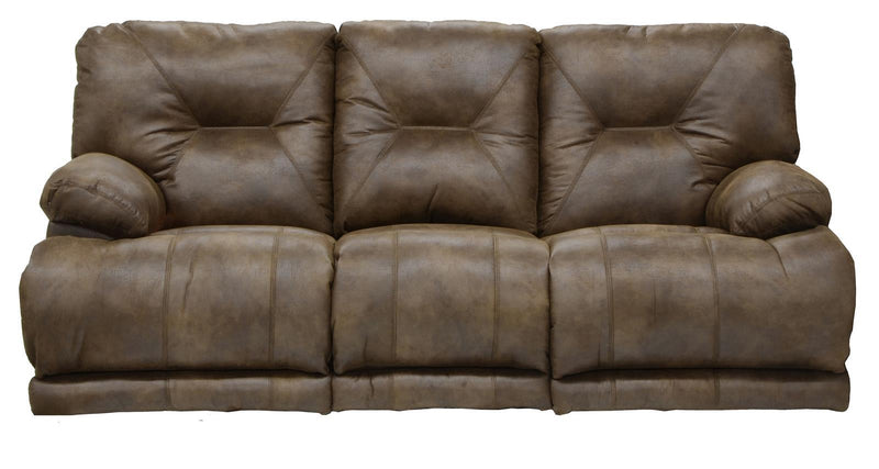 Catnapper Voyager Power Lay Flat Reclining Sofa in Elk