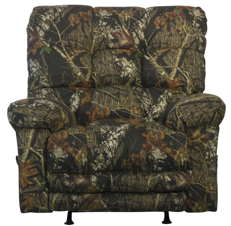 Cloud Nine Mossy Oak Break Up Chaise Rocker Recliner with Extra Extension Footrest