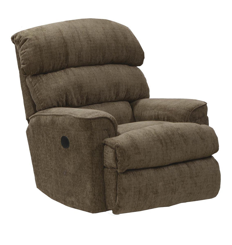 Catnapper Pearson Rocker Recliner in Coffee