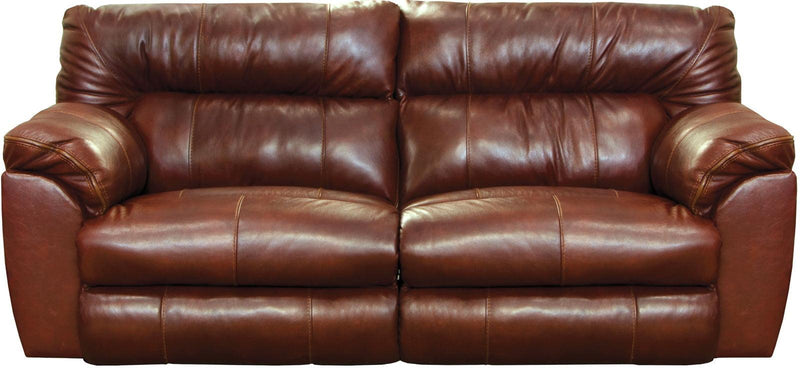 Catnapper Milan Lay Flat Reclining Sofa in Walnut 4341