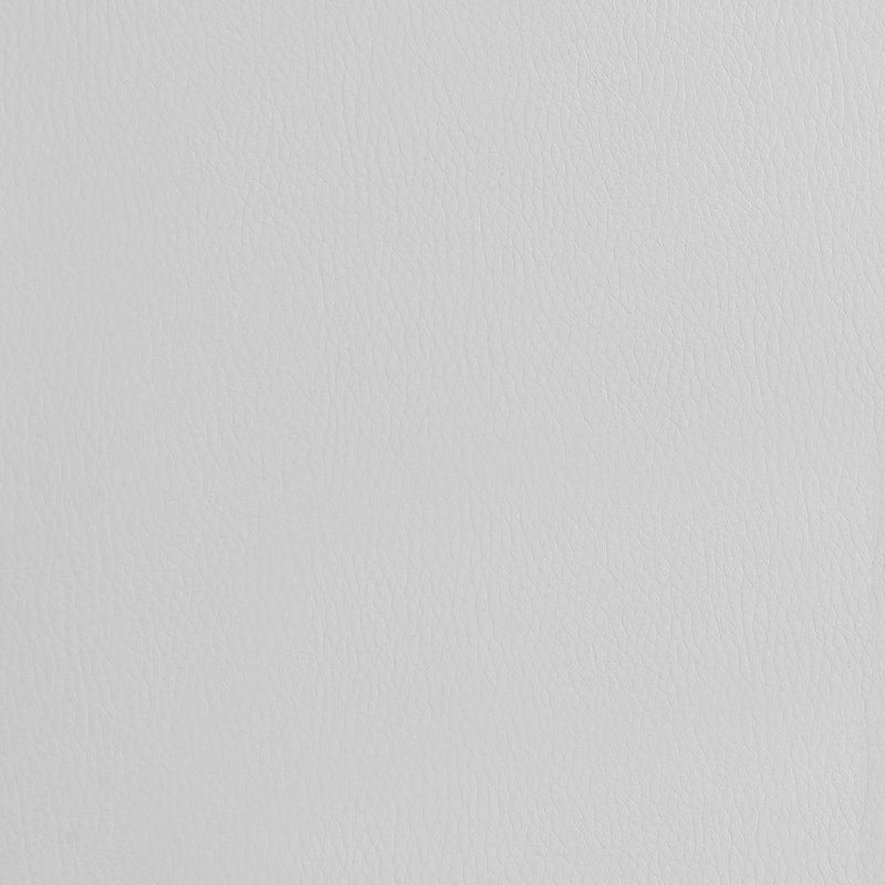 Ashbury Upholstered Adjustable Bar Stools White and Chrome (Set of 2) - Sims Furniture