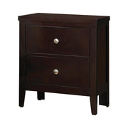 Carlton 2-drawer Rectangular Nightstand Cappuccino - Sims Furniture