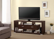 Casey 2-drawer Rectangular TV Console Cappuccino - Sims Furniture