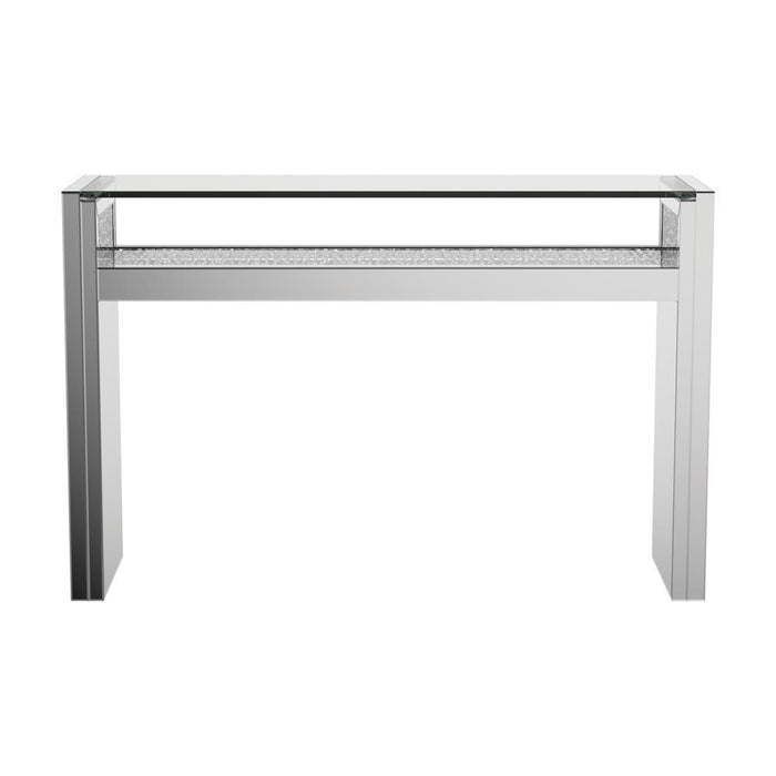 Edna 1-shelf Console Table Silver