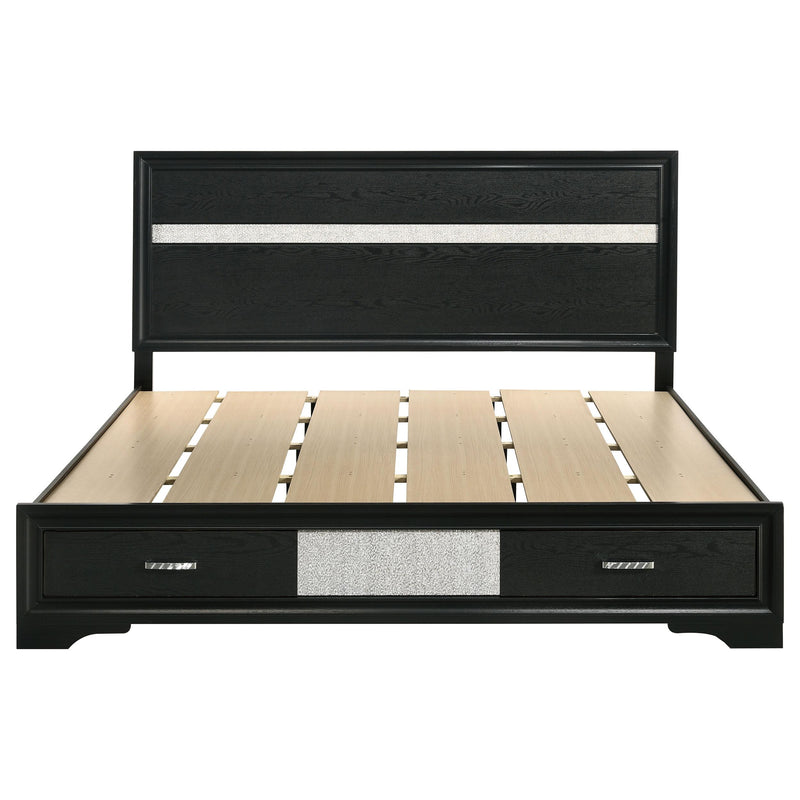 Miranda Panel Platform Storage Bed