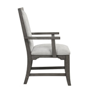 Lisbon Dining Arm Chair (2 Per Carton)-Gray
