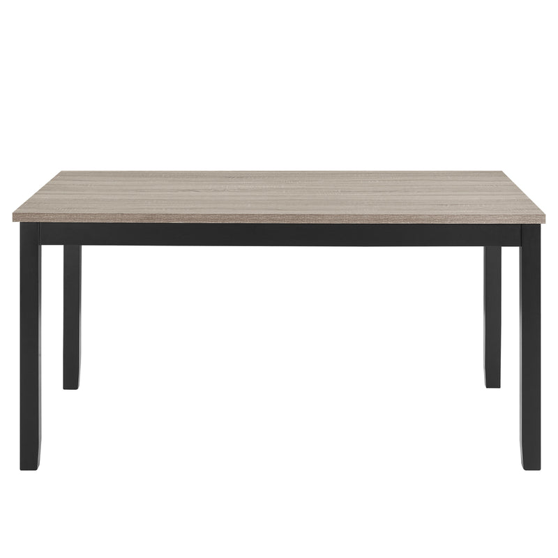 Daphne 5 Pc Natural 60" Dining Set W/Natural Chairs