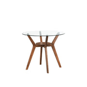 Oscar Counter Table Base For Glass Top Ctr Table-Walnut