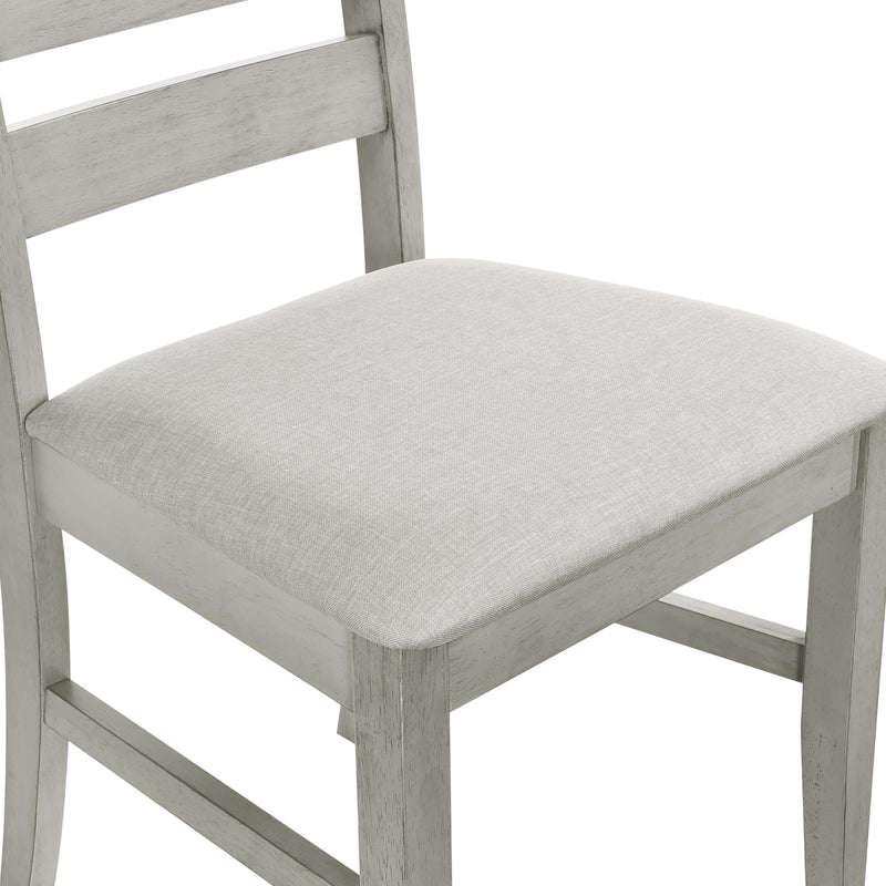 Pascal Ladderback Dining Chair (2 Per Carton)-Driftwood