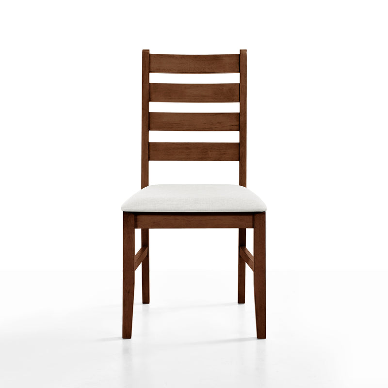 Pascal Ladderback Dining Chair (2 Per Carton)-Walnut