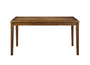 Gia 5 Pc 60" Dining Table & 4 Chairs-Brown