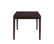 Gia 5 Pc 60" Dining Table & 4 Chairs-Ebony