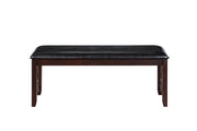 Gia 46" Bench-Ebony