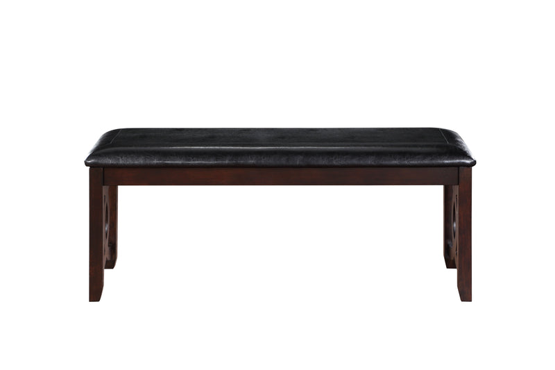 Gia 46" Bench-Ebony