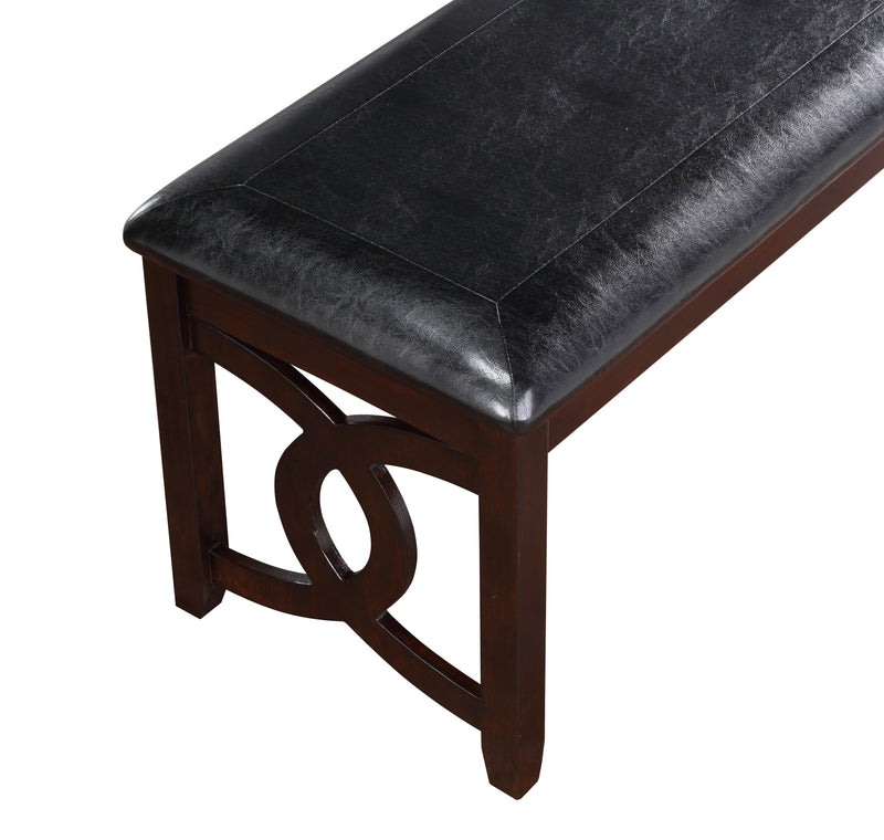 Gia 46" Bench-Ebony
