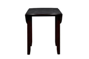 Gia 3 Pc 42" Drop Leaf Dining Table & 2 Chairs-Ebony
