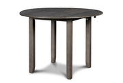 Gia 3 Pc 42" Drop Leaf Dining Table & 2 Chairs-Gray