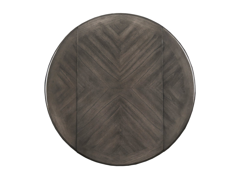 Gia 3 Pc 42" Drop Leaf Dining Table & 2 Chairs-Gray