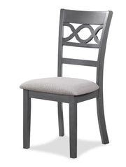 Cori Round Dining 5 Pc Set-Gray