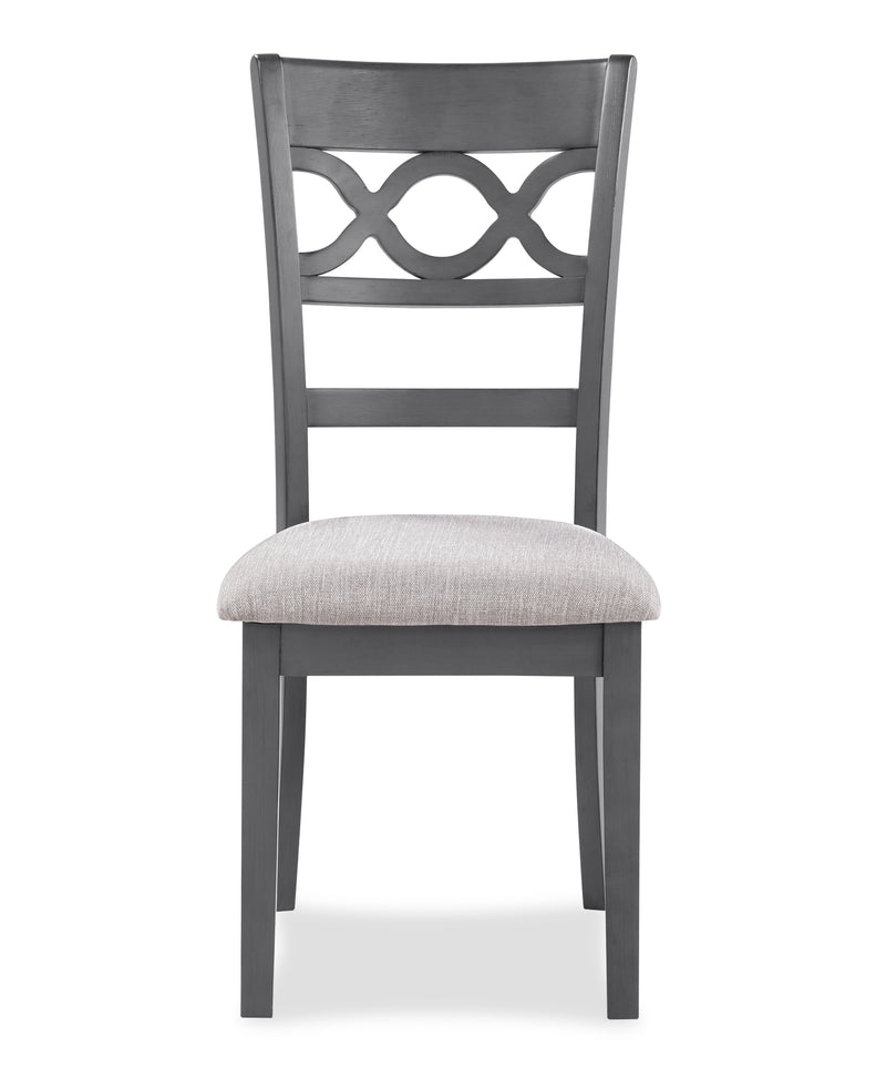 Cori Round Dining 5 Pc Set-Gray