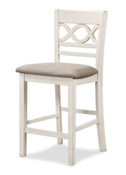 Cori Counter 5 Pc Set-Bisque/Brown