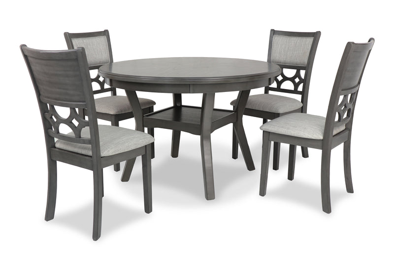 Mitchell 5 Pc Dining Set-Gray