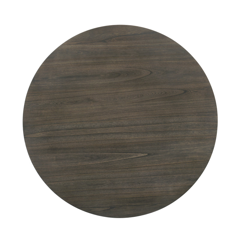 Maisie Round Table-White/Brown