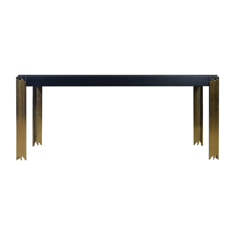 Empire Rectangle Dining Table-Black