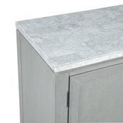 Fiona Marble Top Dining Buffet/Server-Mist Gray