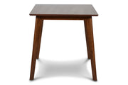 Morocco 47" Rectangle Dining Table-Walnut Brown