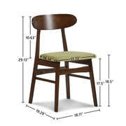 Morocco Dining Chair W/Green Seat Cushion (2 Per Carton)