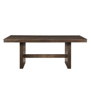 Kody Rectangle Dining Table Base-Dk Walnut