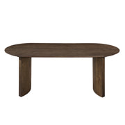Kody Oval Dining Table Base-Dk Walnut