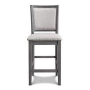 Amy Counter Chair (2/Ctn)-Gray