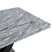 Lyra Dining Table Top And Base Bottom Marble