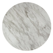 Celeste 48" Round Dining Table-Espresso/Faux Marble