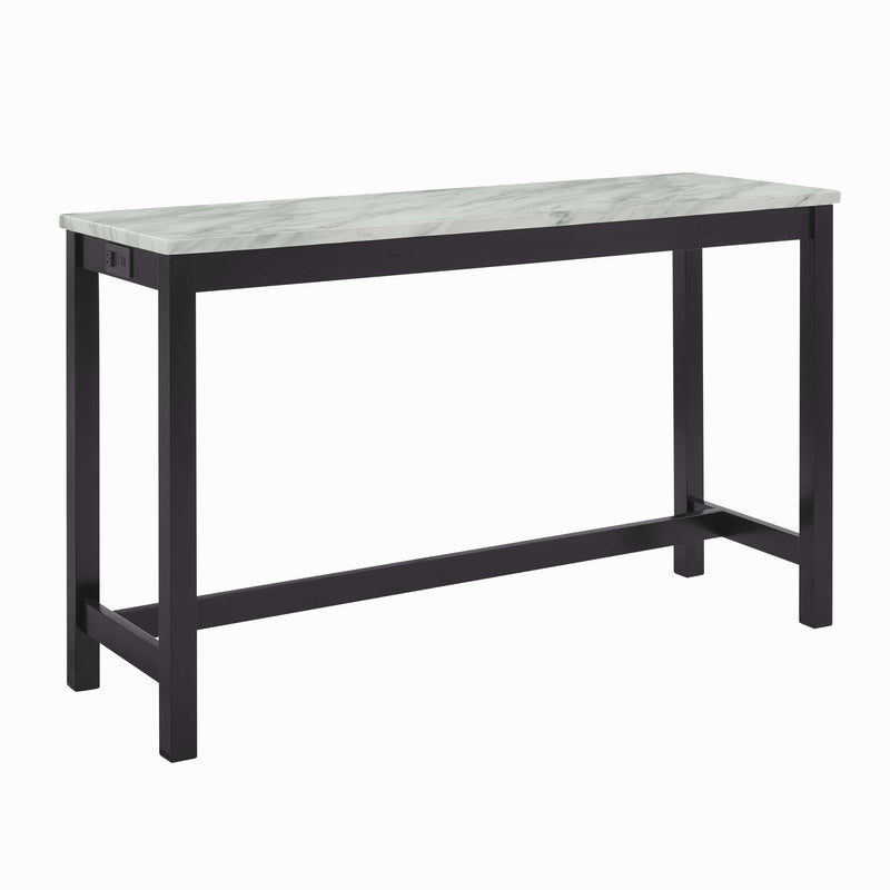 Celeste Theater Bar Table W/ 3 Stools-Black